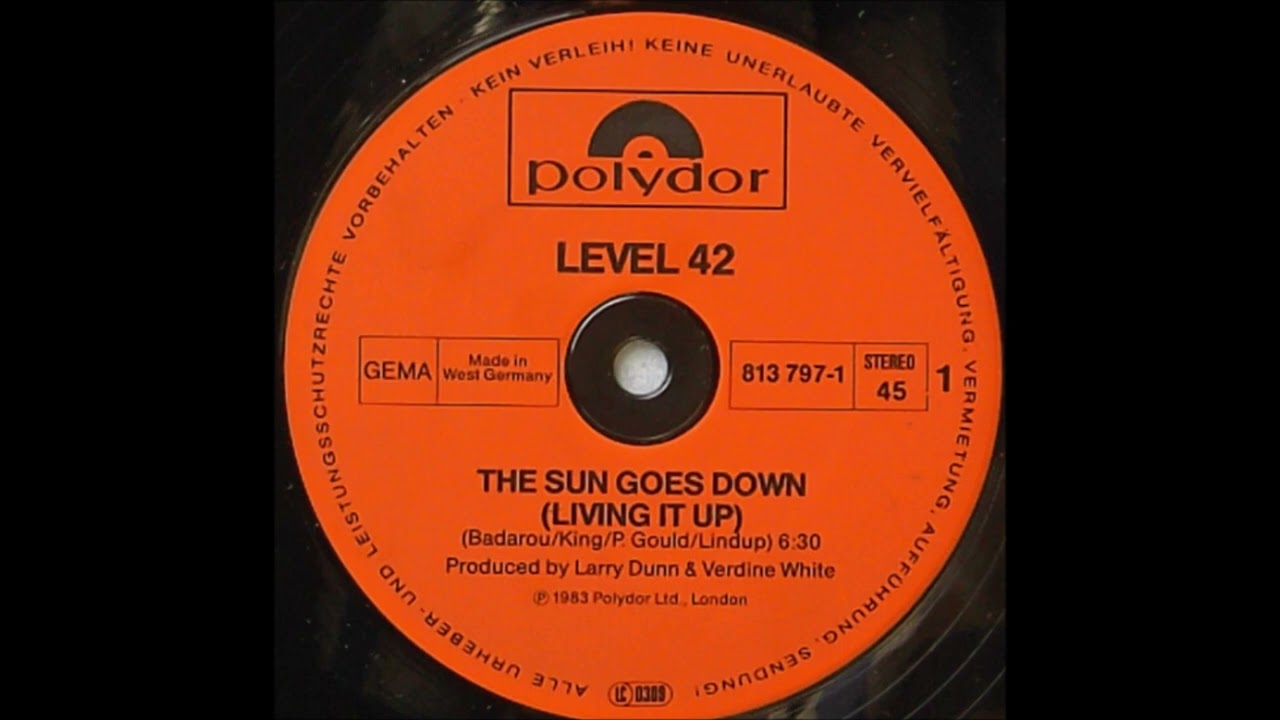 Guarda Level 42 - The sun goes down ( Living it up ) su YouTube