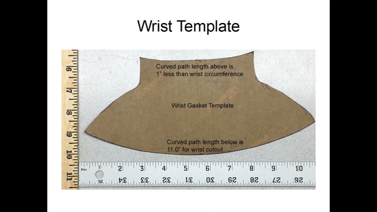 How to make neoprene Gaskets for Your Drysuit