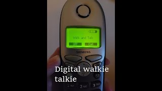 Direct mode DECT: handset-to-handset calls without a base station on Siemens phones