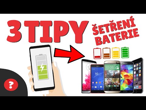 3 TIPY JAK ŠETŘIT BATERKU v TELEFONU | Návod | Android / Telefon