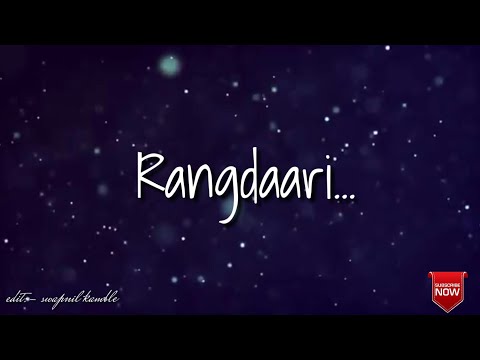 Whatsapp 30s Status#Rangdaari.. Best Song