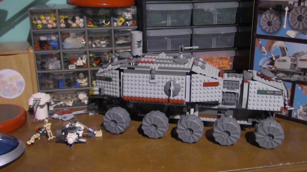 Lego Star Wars Clone Turbo Tank Set Review 7261 (With LightUp Mace