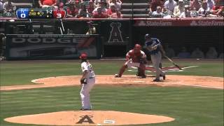 2012/07/25 Weaver's eight strikeouts