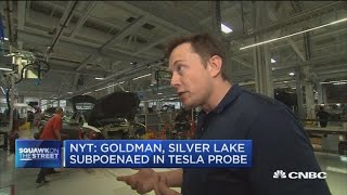 SEC's Goldman and Silver Lake subpoenaed in Tesla probe, New York Times reports