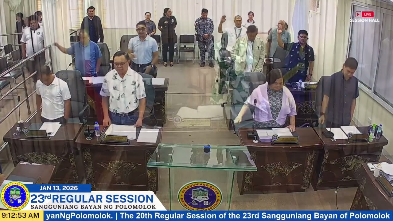 The 23rd Regular Session of the 20th Sangguniang Bayan of Polomolok