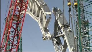 Las Vegas A's Second Truss Mounted / Connected : LIVE HIGHLIGHT