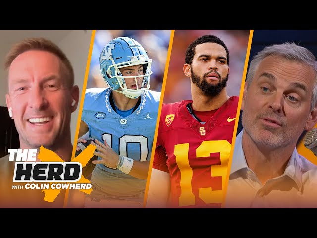 Joel Klatt previews the NFL Draft, Drake Maye a starter, Bears ready for Caleb Williams? | THE HERD