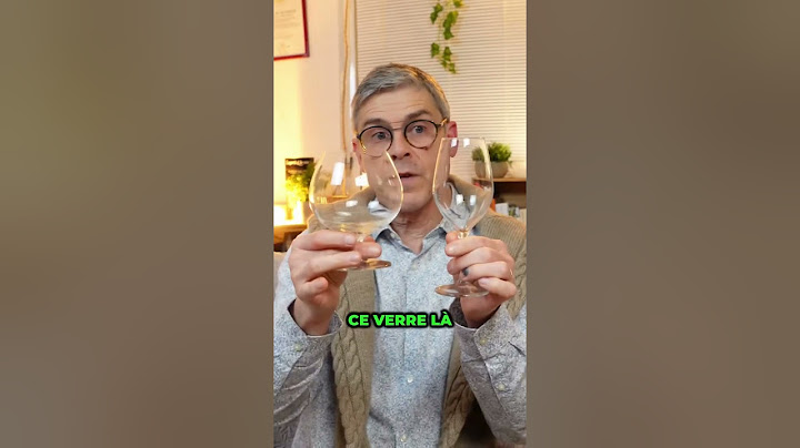 Boire son vin dans un verre évasé ?