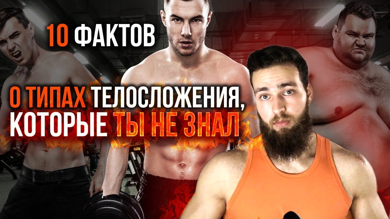 Телосложение: Эндоморф, Мезоморф, Эктоморф - YouTube