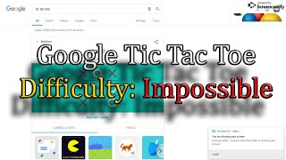 Google Tic Tac Toe - Difficulty: Impossible (3/3) Is Google Tic Tac Toe Impossible Really Impossible Pro Gameplay