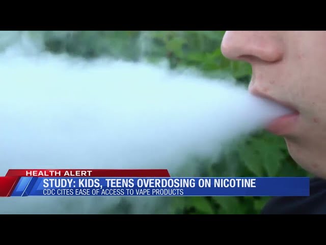 Study: Kids, teens overdosing on Nicotine