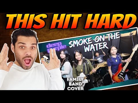 SMOKE ON THE WATER by Deep Purple | Missioned Souls | family band studio cover//Reaction