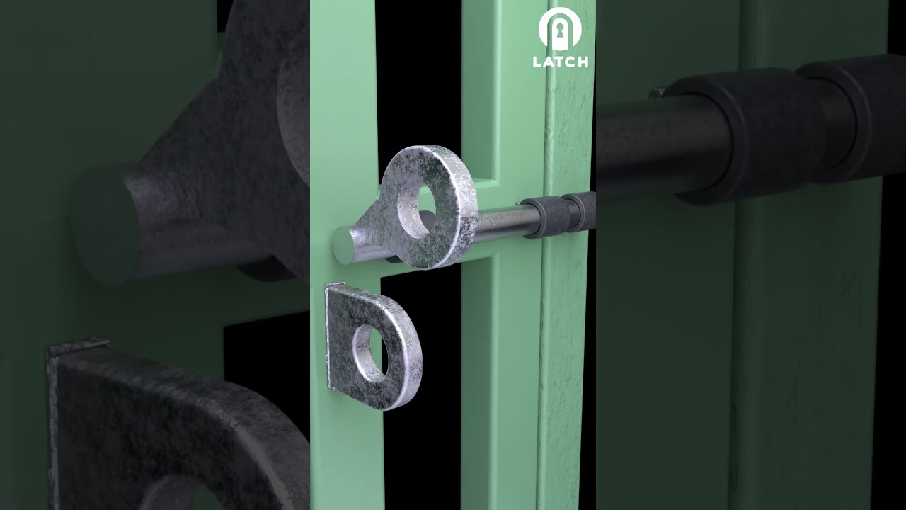 Door Security Slide Latch Lock - Clip 39