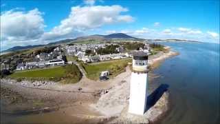 Southerness Lighthouse from the air with my DJI F450.