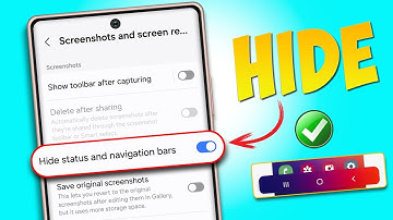 How to Hide Status and Navigation Bar When Taking Screenshots on Samsung Phone