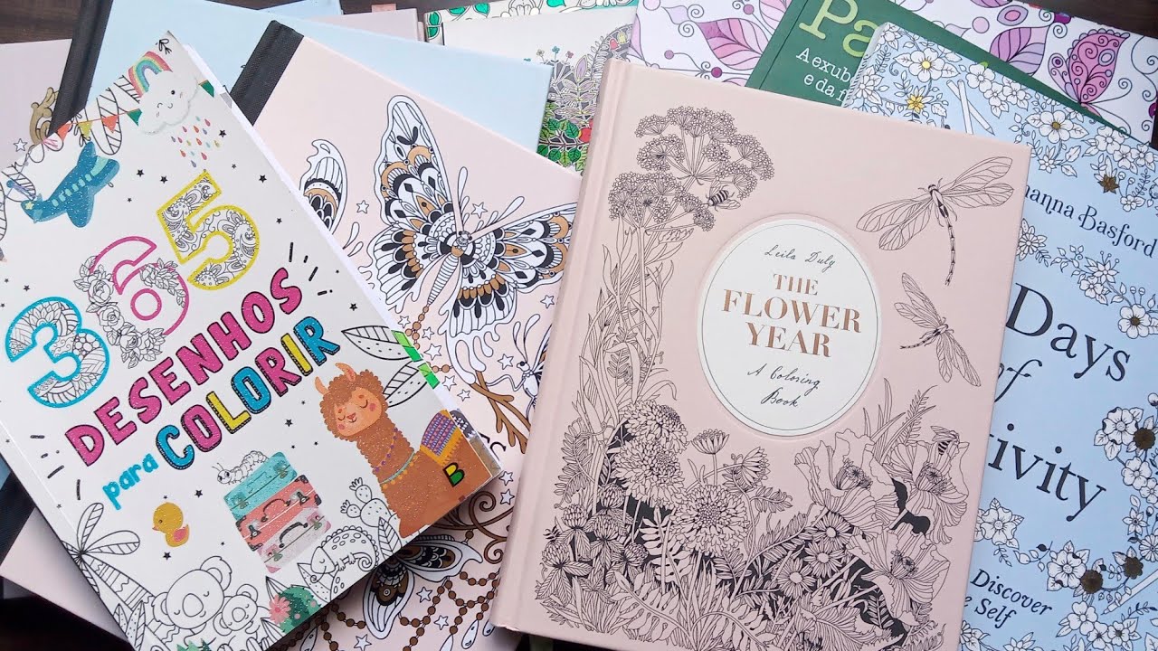 Coloridos de Janeiro e Fevereiro + o que estou colorindo