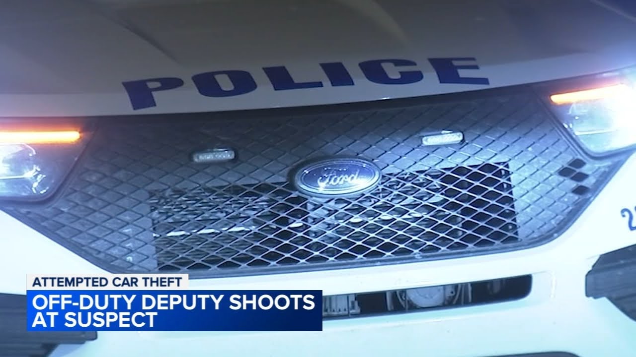 Off-duty deputy, family member open fire on alleged teen car thief