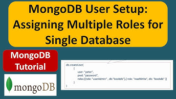 MongoDB User Setup: Assigning Multiple Roles for Single Database | MongoDB Tutorial