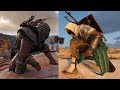 AC: Odyssey VS AC: Origins - Basic Combat Comparison Stealth & Unarmed Showcase