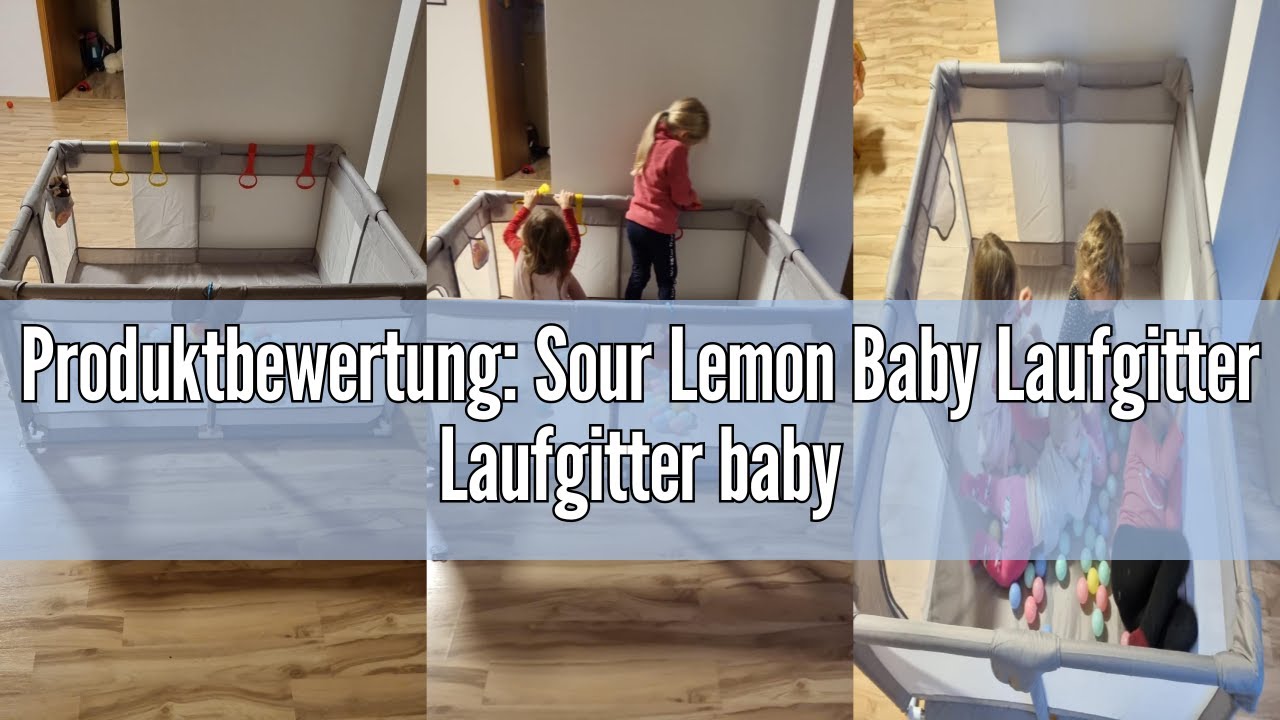 Sour Lemon Baby Laufgitter Laufgitter Baby, Kinderz Produktbild-Vorschau 3