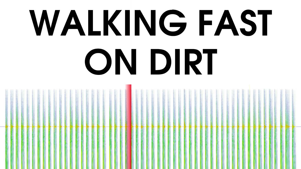 Walking Fast on Dirt Sound Effect YouTube
