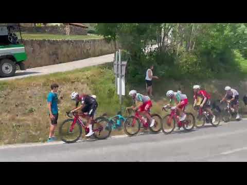 Video Campionati Italiani Ciclismo 2026, il gruppo sul Mortè