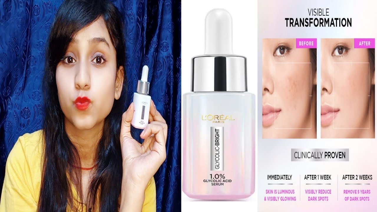 L'Oreal Paris Glycolic Bright Skin Brightening Serum, 15ml 1