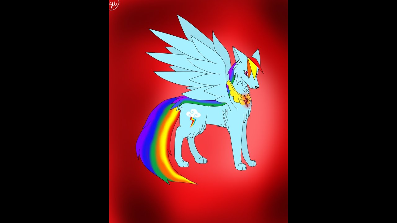 Wolf-Rainbow Dash-Element of Loyalty - YouTube