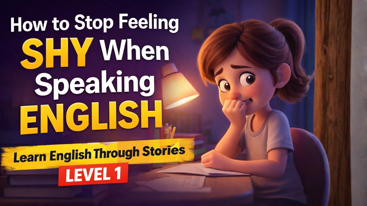 How to Stop Feeling Shy When Speaking English II Learn English Through Stories Level 1