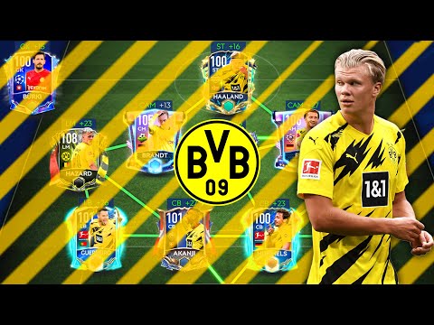 BEST POSSIBLE BORUSSIA DORTMUND SQUAD BUILDER + UPGRADE | FIFA MOBILE 21