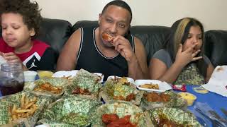 WINGSTOP MUKBANG WINGS FRIES AND MORE