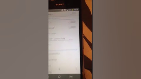 Sony z1 wifi problem (help fix)