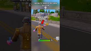 INFINITE SHIELD REGAIN GLITCH in Fortnite😳 #fortnite #foryou #shortsfeed