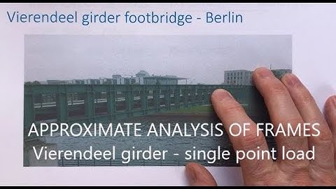 Approximate analysis of frames (6 of 7). Vierendeel girder - single point load