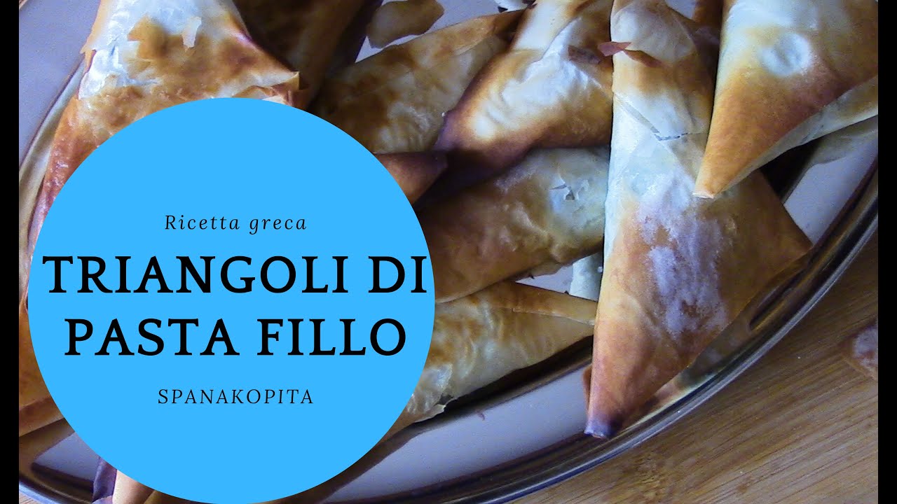 SPANAKOPITA/ Ricetta light / Pasta fillo / Greek recipe! Phyllo dough  triangles /Arte&Cucina 