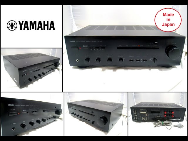 Vintage Yamaha AX‑640 Stereo Integrated Amplifier (Made in Japan