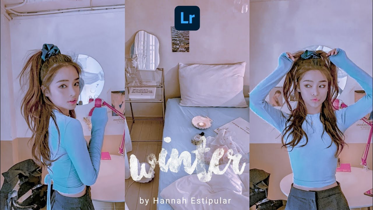 Winter Preset | Lightroom Mobile Presets Free DNG | How to edit like Blue Theme | Hannah Estipular