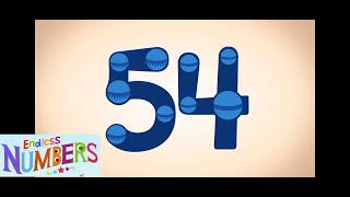 Endless Numbers 51-60 Sing I'm blue da ba dee da ba die