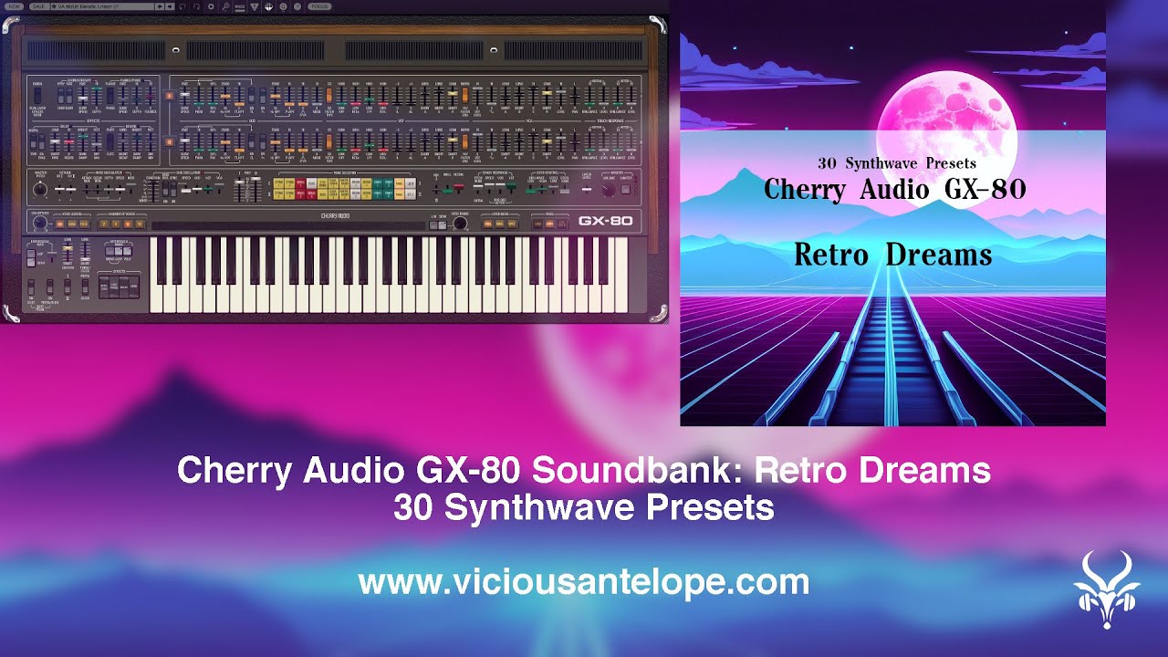 Latest Vicious Antelope Presets - GX-80, Dreamsynth, MG-1 Plus