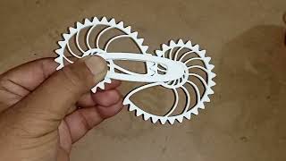 Logarithmic spiral gears