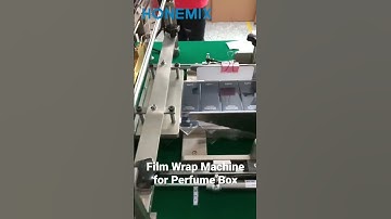 Automatic perfume box film wrapping machine film packaging machine