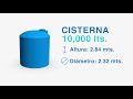 Cisterna para agua 10000 litros TecnoTanques 💧🏠🏗