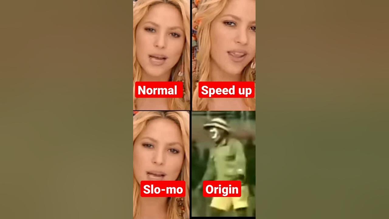 waka waka song speed normal and slo-mo #shorts #india