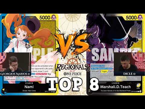 UY NAMI VS BY TEACH | ONE PIECE CARD GAME TOULOUSE REGIONAL 2026 | TOP 8