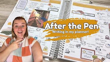 After the Pen // Writing in my Planner! // November 10th - 16th
