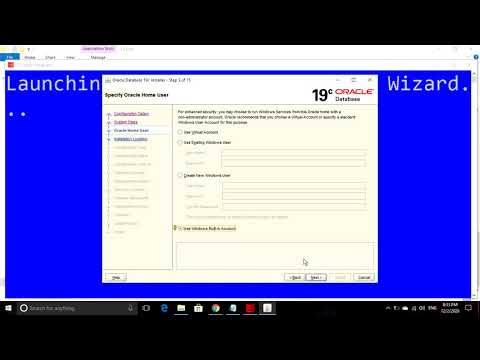 Oracle 19c and SQL developer installation on Windows