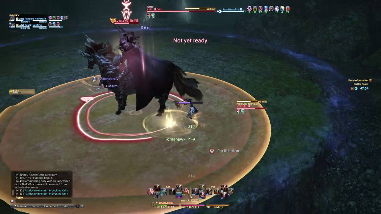 FFXIV Odin Duo Kill Warrior & Warrior - No Healer!