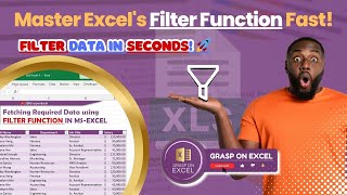 Filter Function in Excel CHANGED My Workflow! | Grasp on Excel