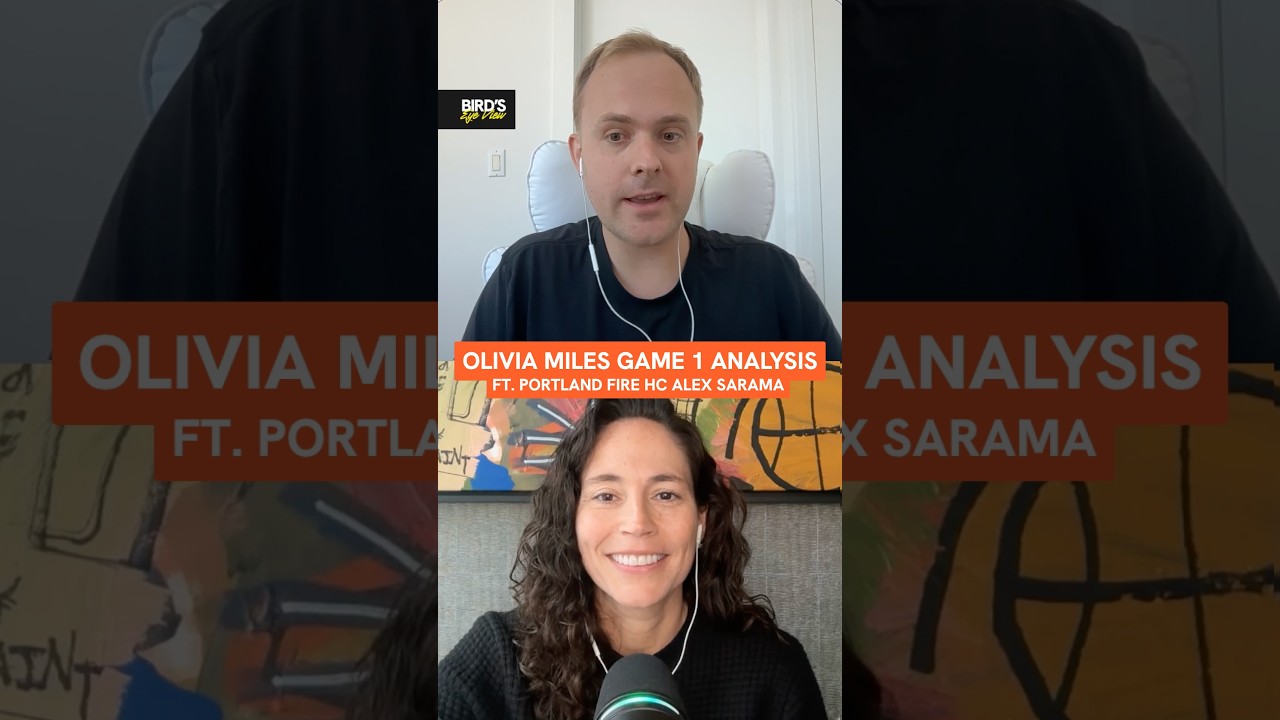 Sue and @ThePortlandFire Coach Sarama discuss Olivia Miles in the first game of WNBA playoffs.