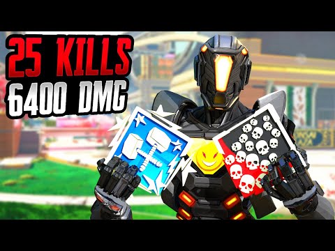 PATHFINDER 25 KILLS AND 6400 DAMAGE ABSOLUTELY AMAZING (Apex Legends Gameplay)